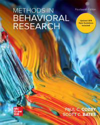Methods in Behavioral Research (14th Edition) - Epub + Converted Pdf
